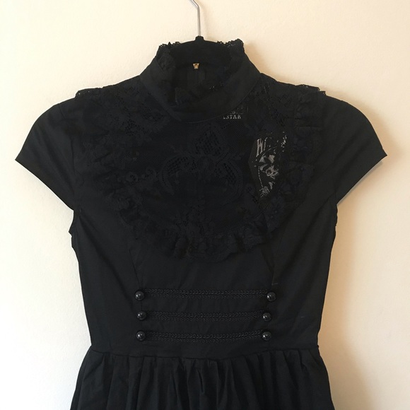 Killstar Death March Dress Black Lace NWOT - Picture 7 of 14